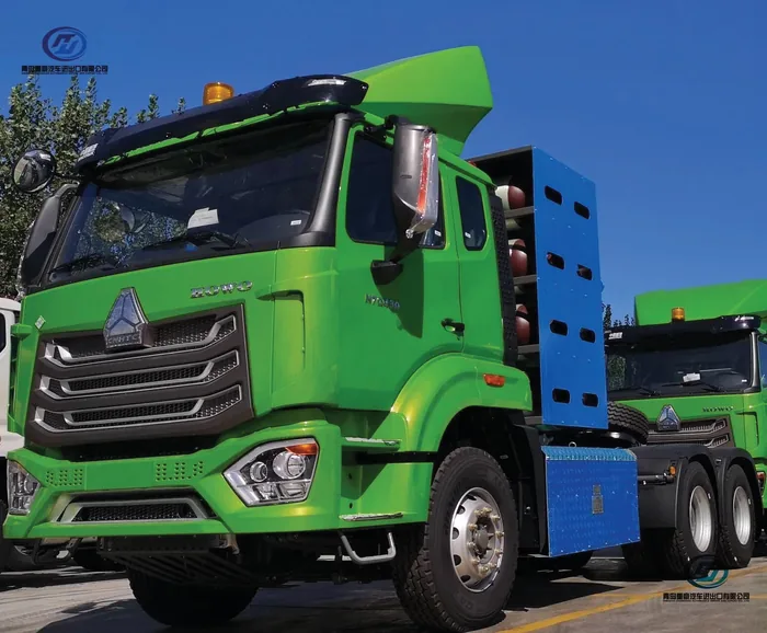 Heavy haulage truck used for generating set delivery