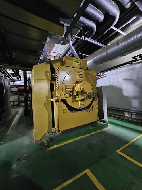 Generating set installed and running in a client plant room